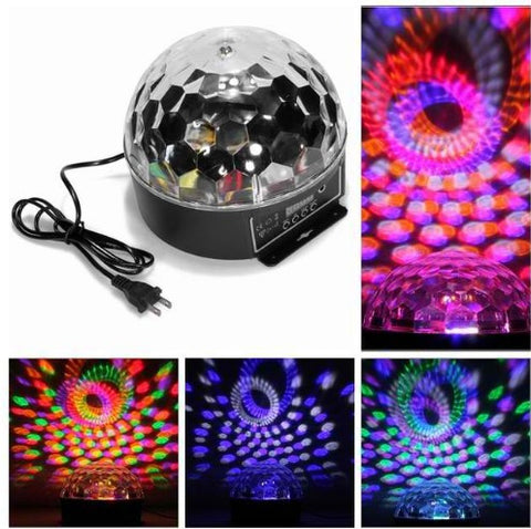 Digital LED RGB Crystal Magic Ball Effect Light