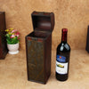 Archaistic Portable Wood Wine Box